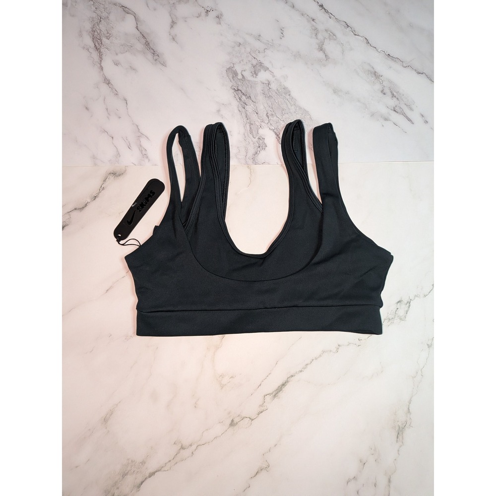 Nike x SKIMS Matte Double Strap Scoop Bra Dark Teal BR-SPT-6022W Womens S New